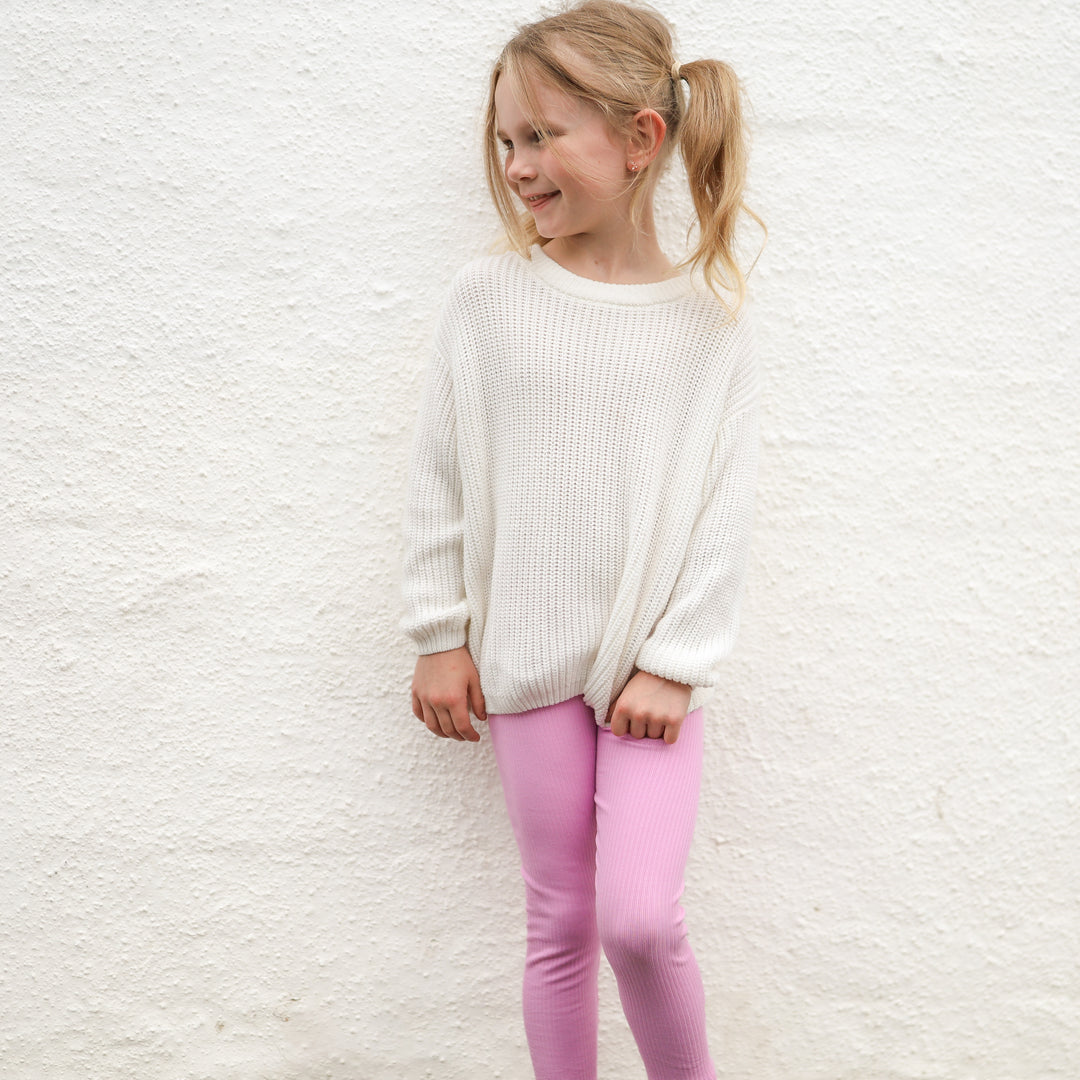 girls pink leggings