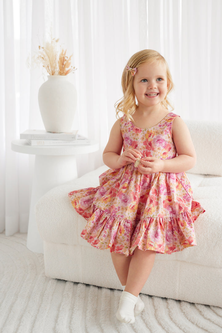 Ruffle Zipper Dress - Capri