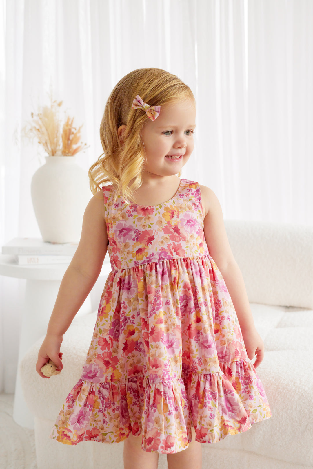 Ruffle Zipper Dress - Capri