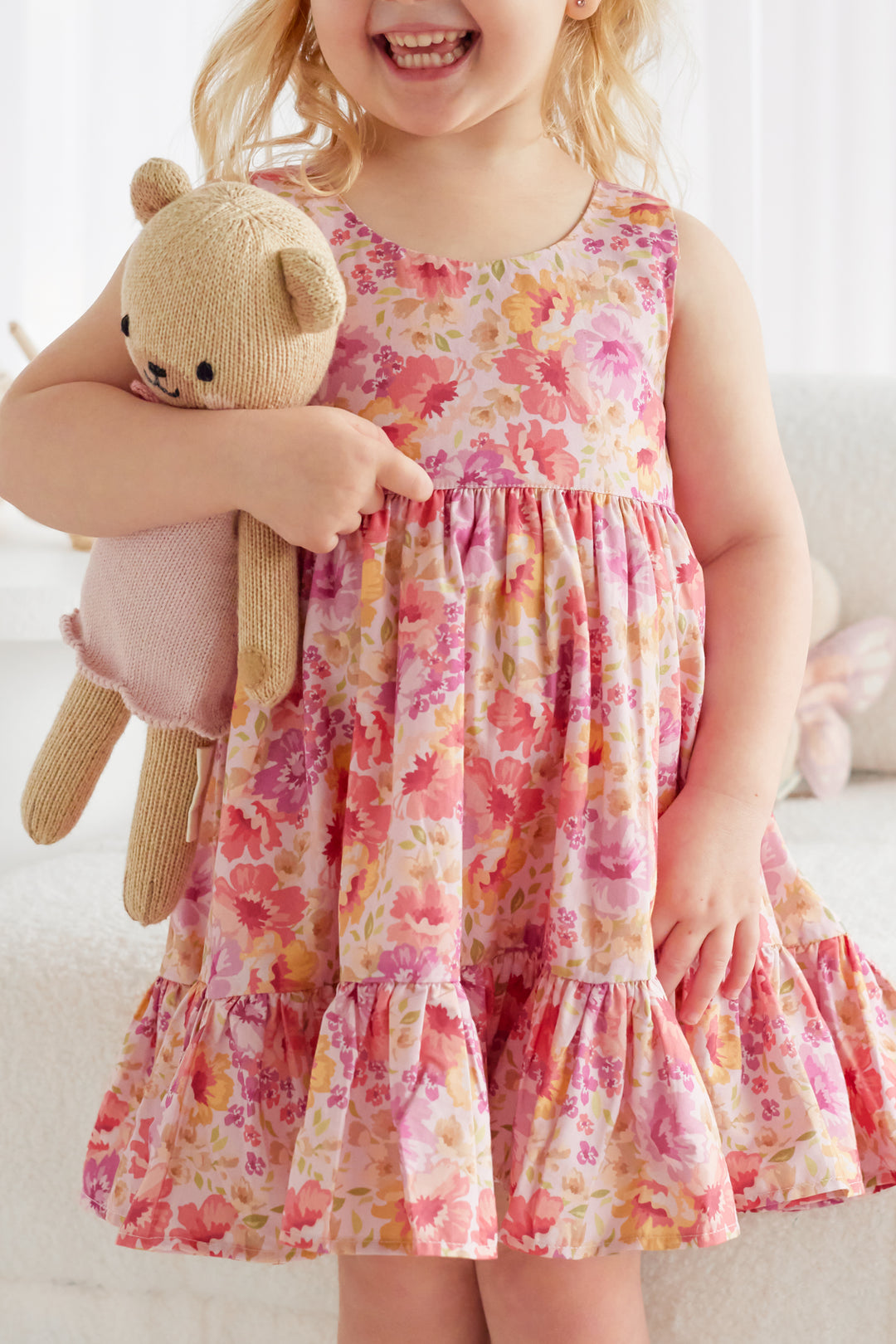 Ruffle Zipper Dress - Capri