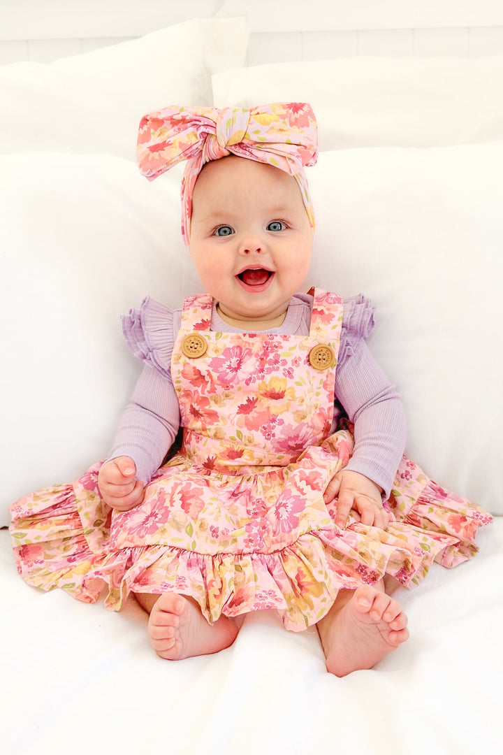 Floral Pinafore Dress - Capri