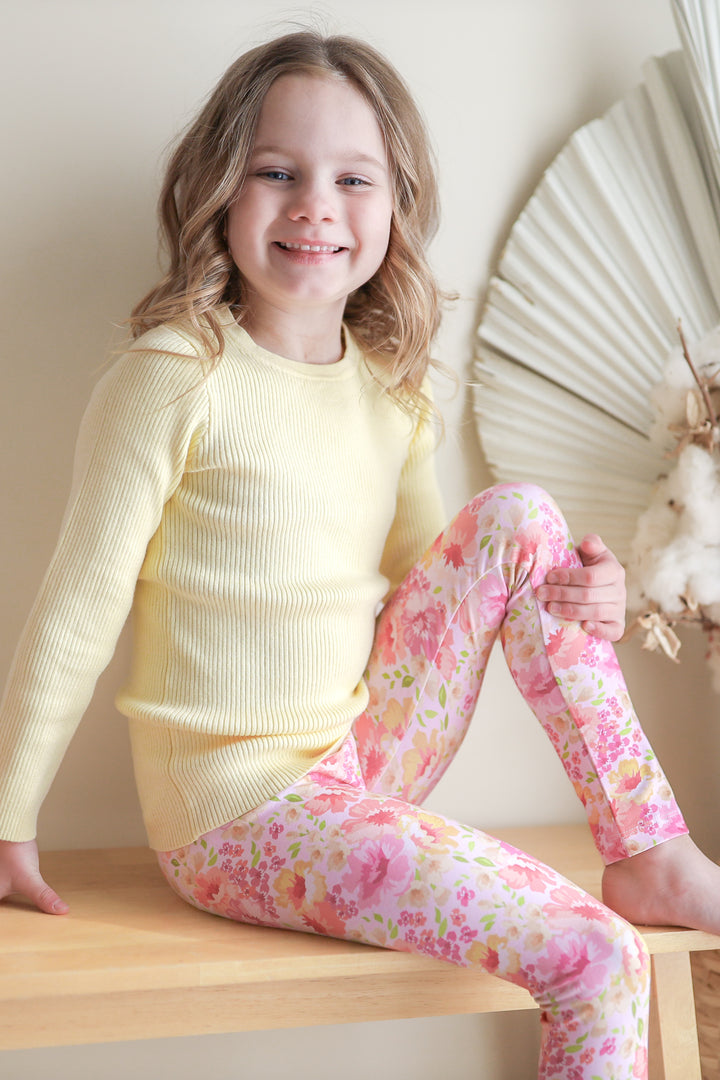 Floral Leggings - Capri