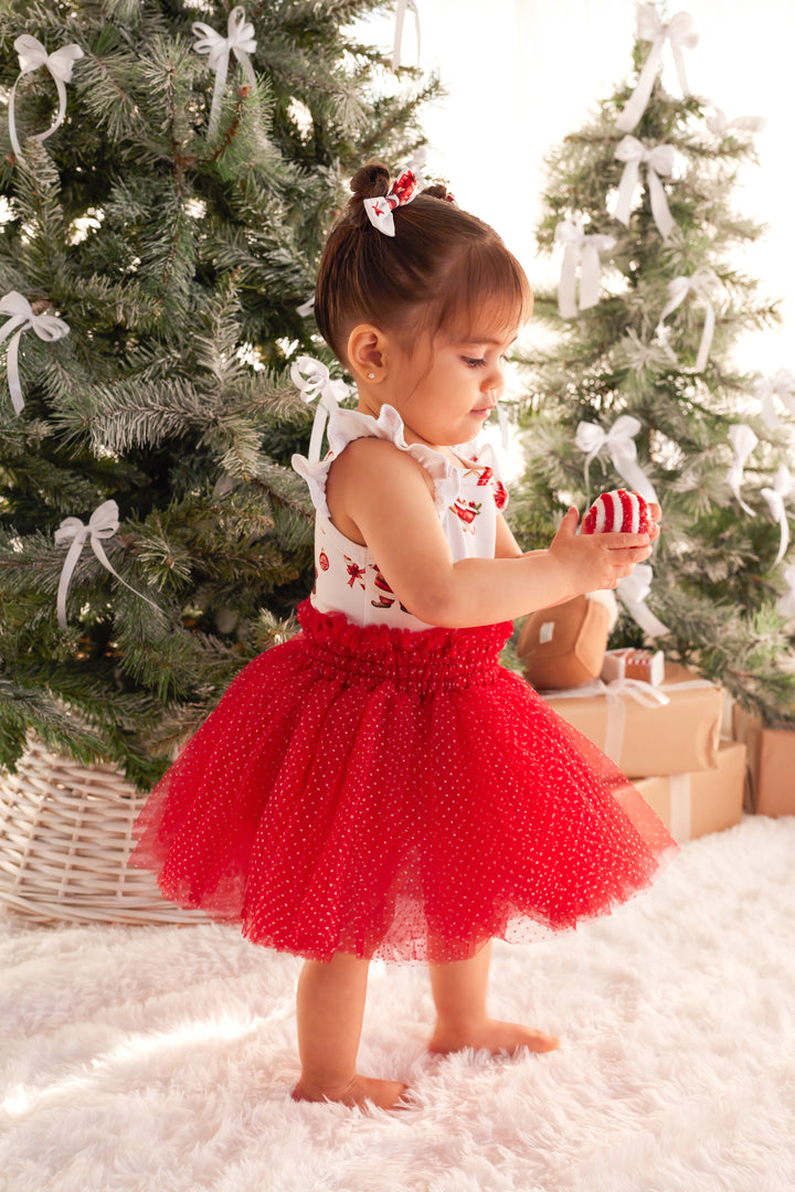 Flutter Singlet Set - Here Comes Santa Claus