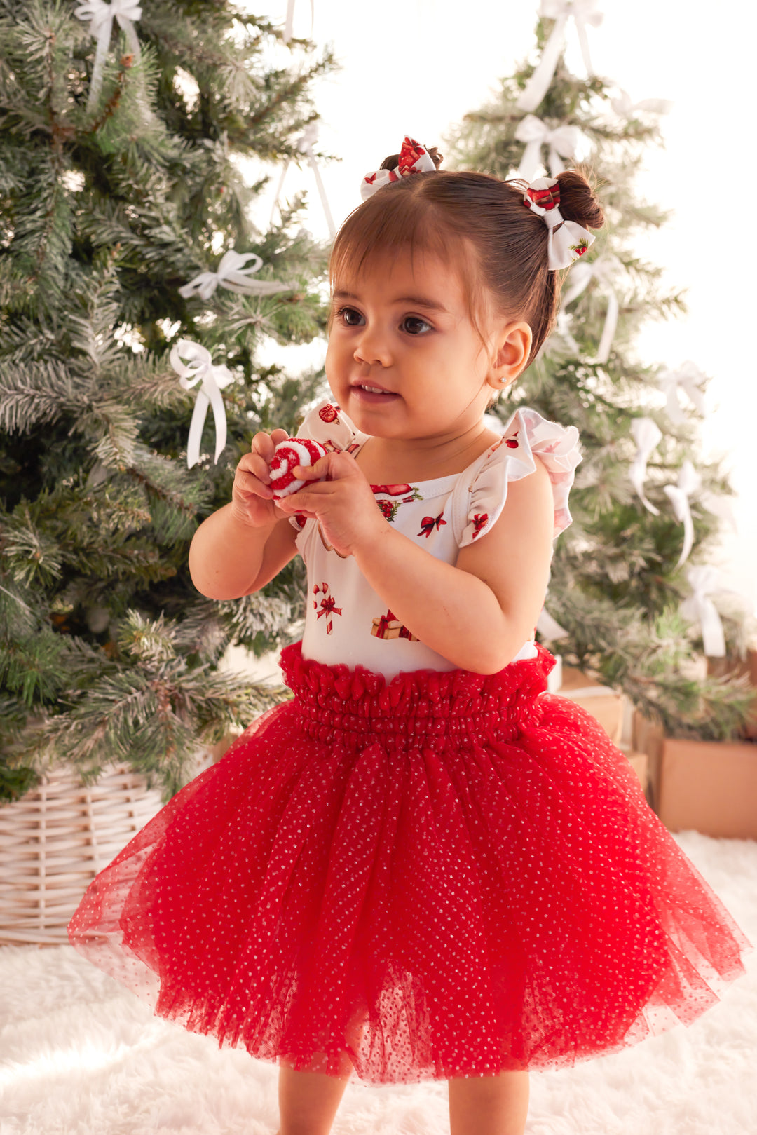 Flutter Singlet Set - Here Comes Santa Claus