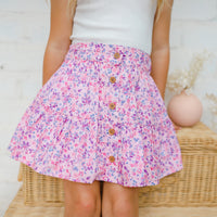 Ruffle Button Skirt - Florence