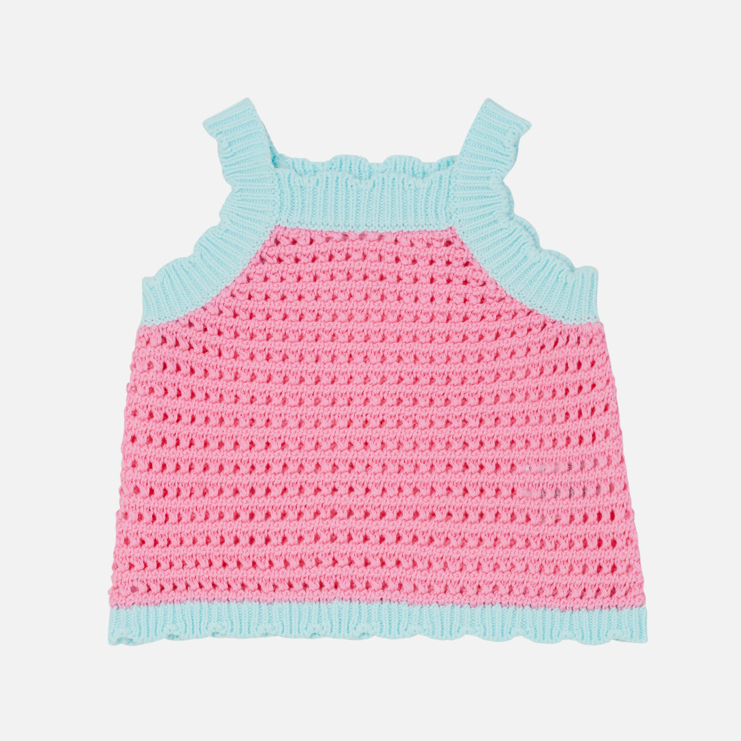 Crochet Top - Pink Sorbet