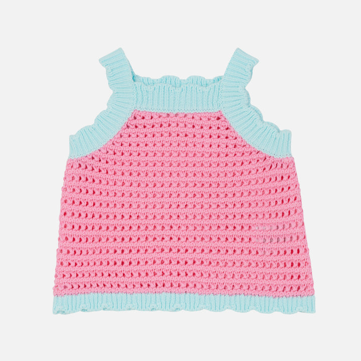 Crochet Top - Pink Sorbet