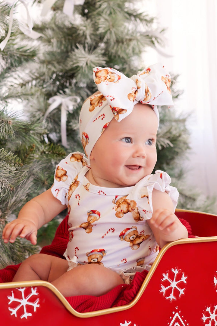 Headwrap - Christmas Teddy