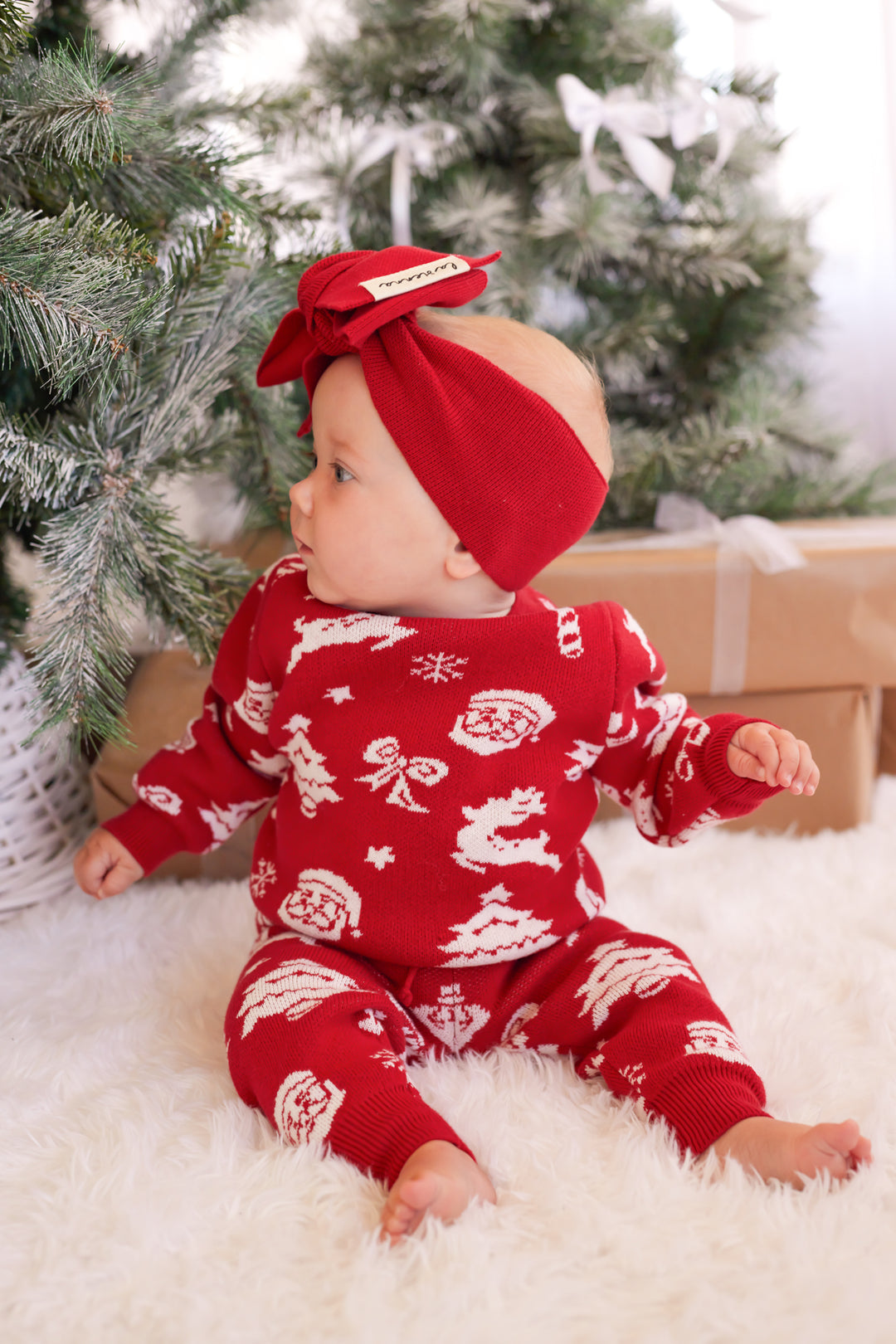 Knitted Pants - Merry Little Christmas