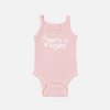 Embroidered Dainty Waffle Singlet - Antique Rose
