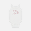 Embroidered Dainty Waffle Singlet - Coconut