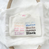 Embroidered Birth Announcement - Moon - Montee Romper - Oatmeal