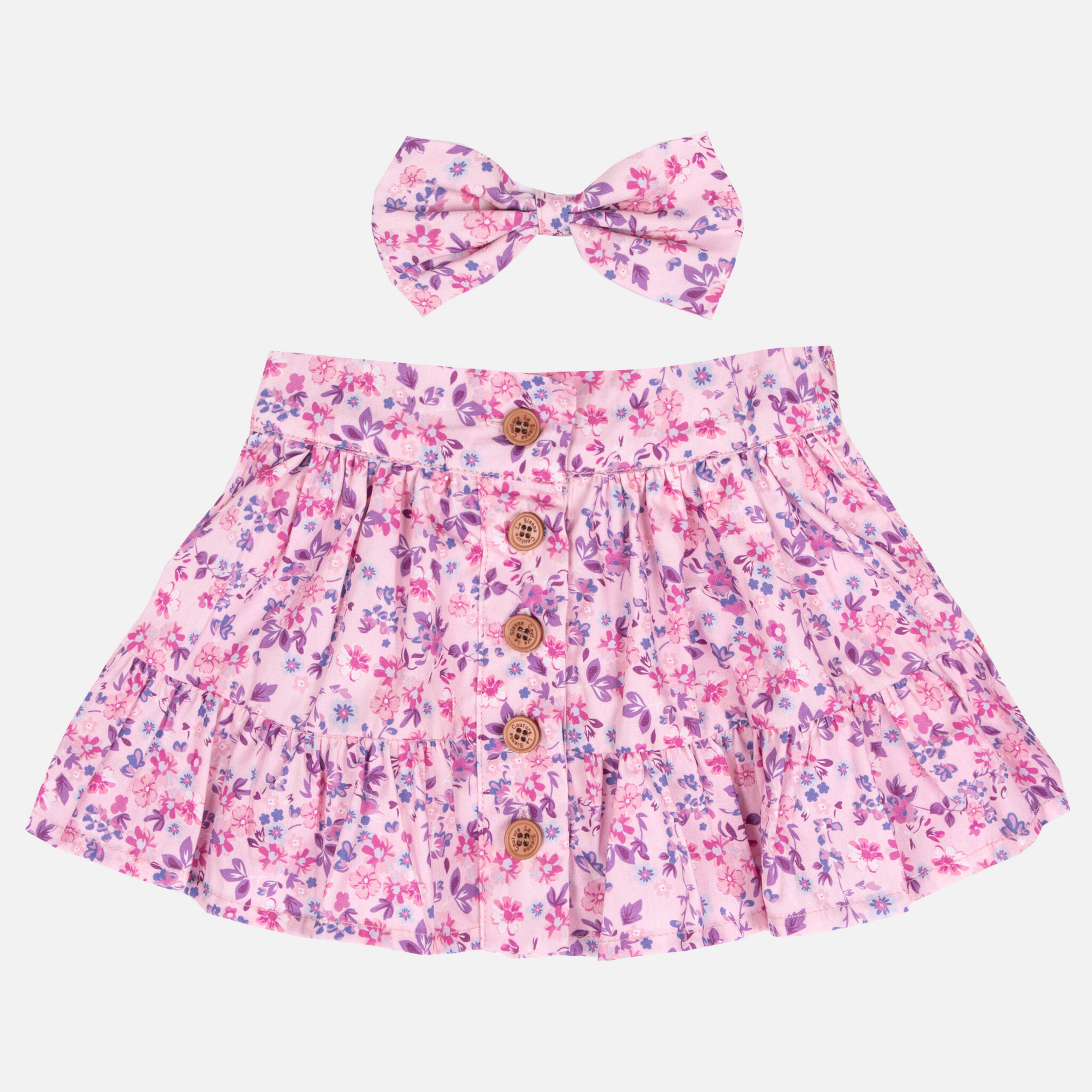 Ruffle Button Skirt - Florence
