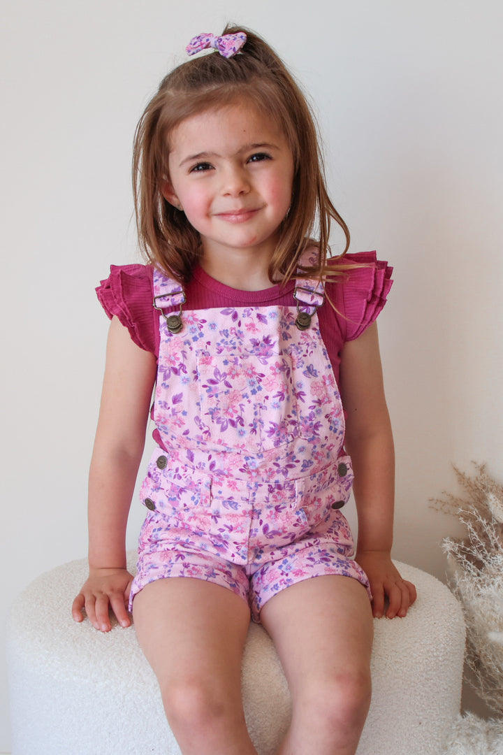 Floral Summer Overalls - Florence