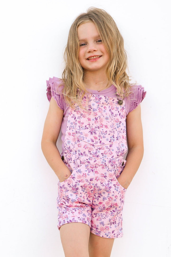 Floral Summer Overalls - Florence