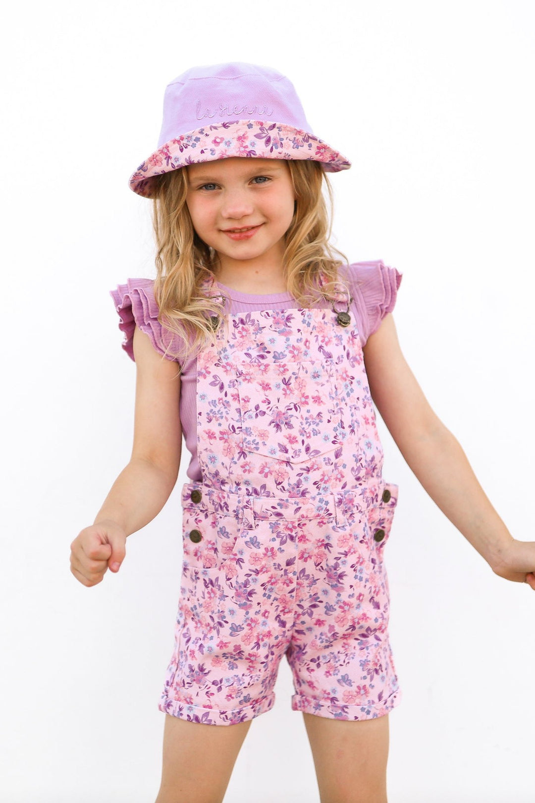 Floral Summer Overalls - Florence