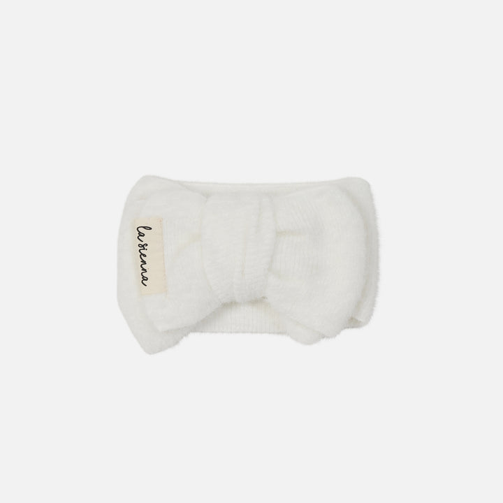 Fluffy Knitted Headwrap - Marshmallow