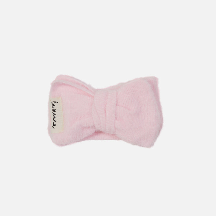 Fluffy Knitted Headwrap - Pink