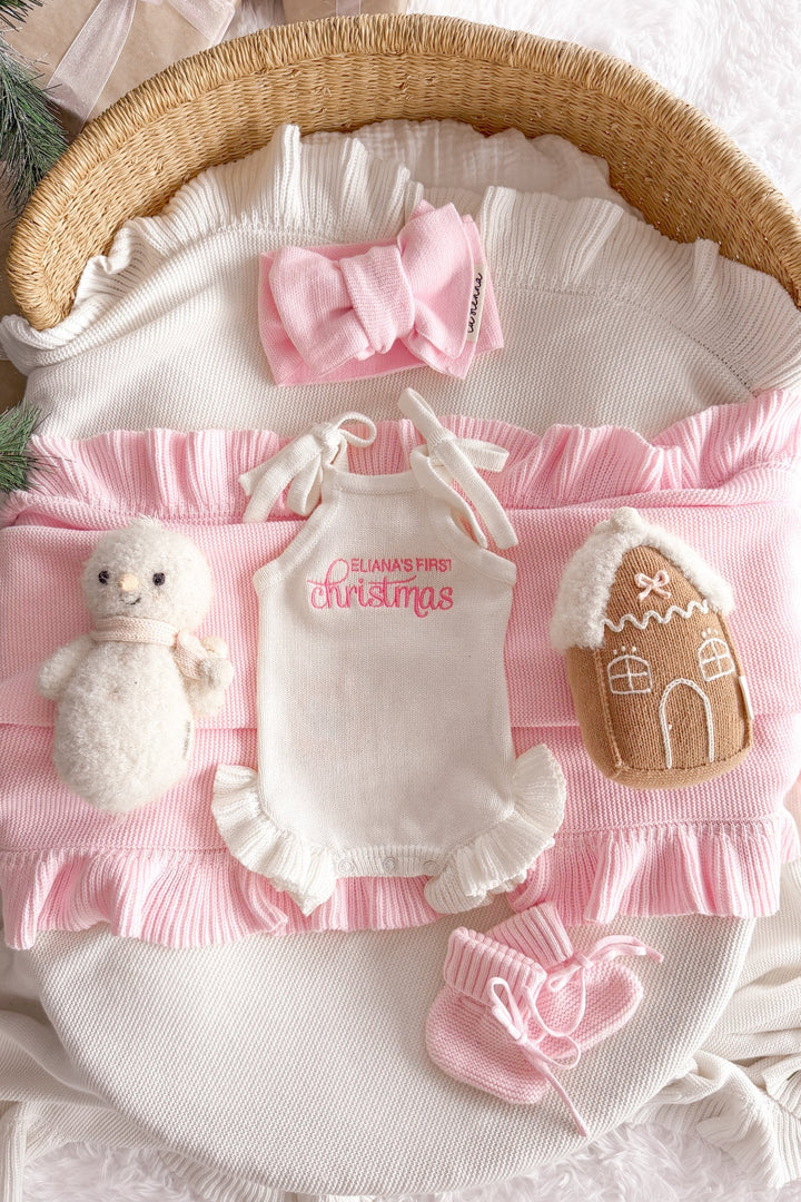 Summer Frill Romper - Marshmallow
