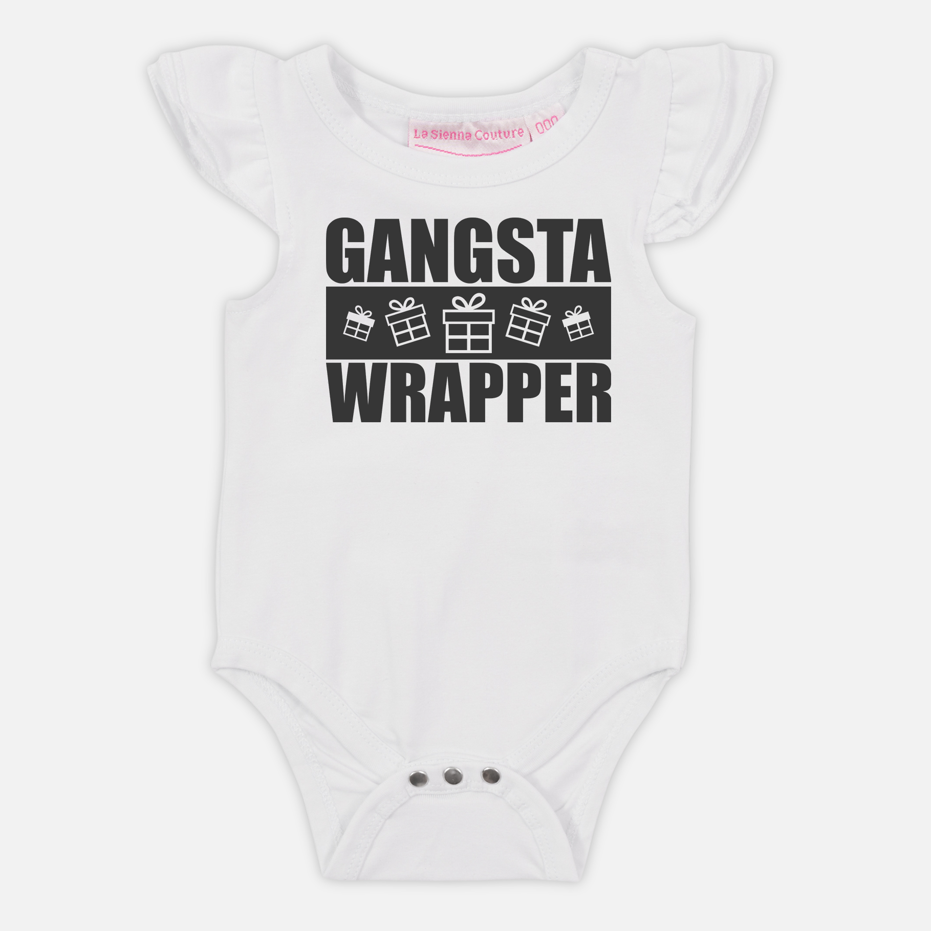 Gangsta Wrapper - Short Sleeve Flutter - Custom