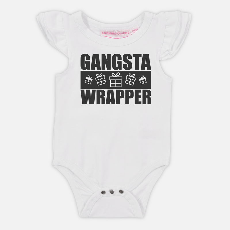 Gangsta Wrapper - Short Sleeve Flutter - Custom