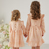 Muslin Ruffle Dress - Goldie