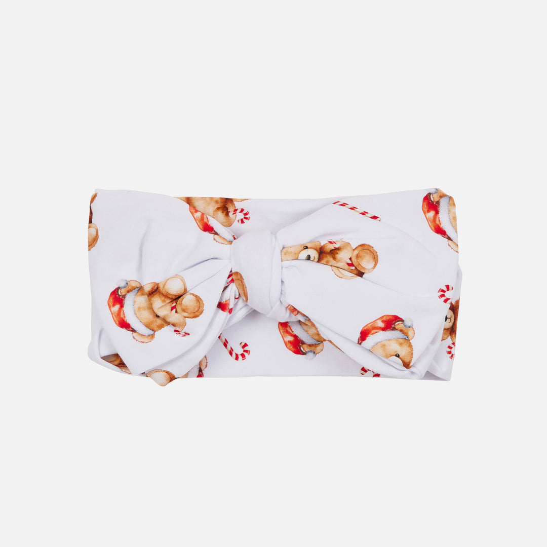 Headwrap - Christmas Teddy