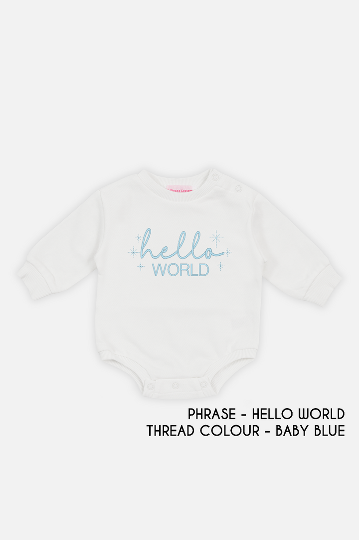 Personalised Romper - Marshmallow