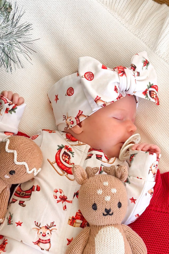 Headwrap - Here Comes Santa Claus