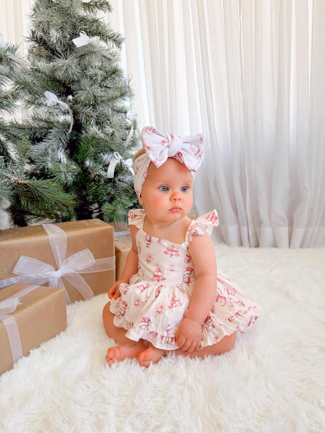 Pixie Romper - Pink Nutcracker