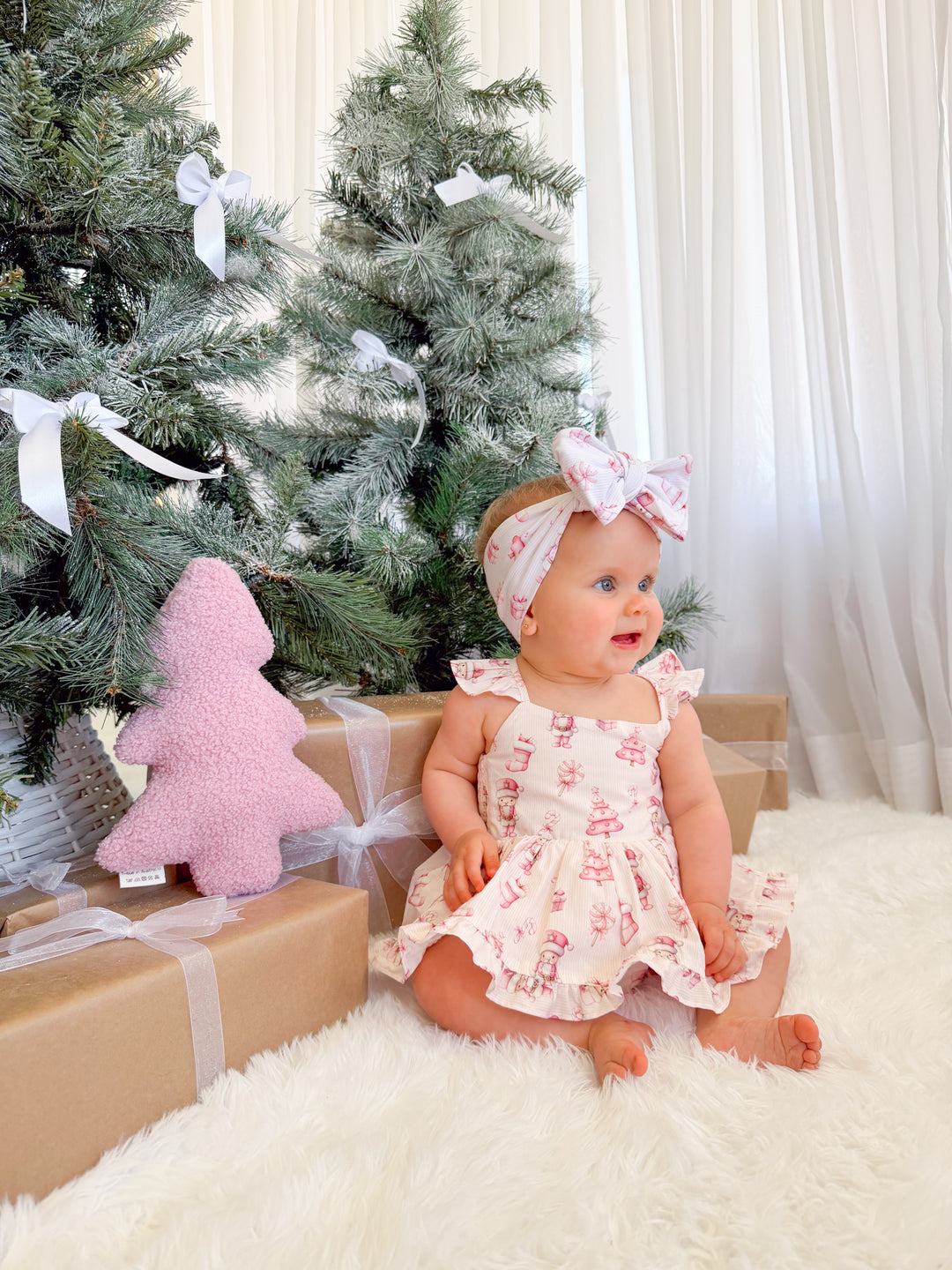 Pixie Romper - Pink Nutcracker