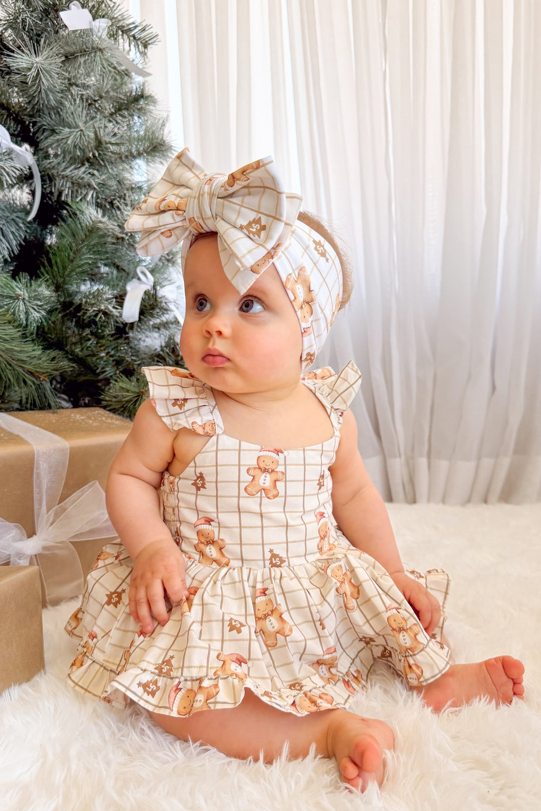 Pixie Romper - Jolly Little Gingerbread