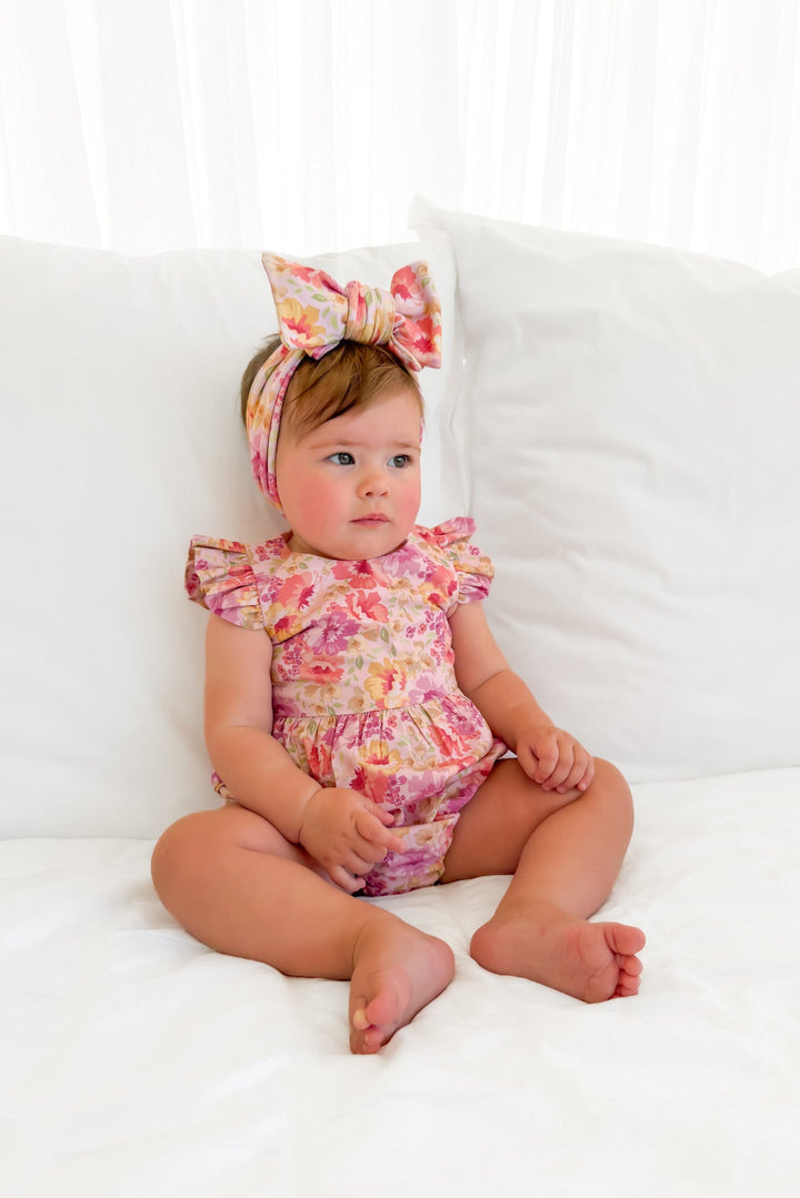 Short Sleeve Zipper Romper - Capri