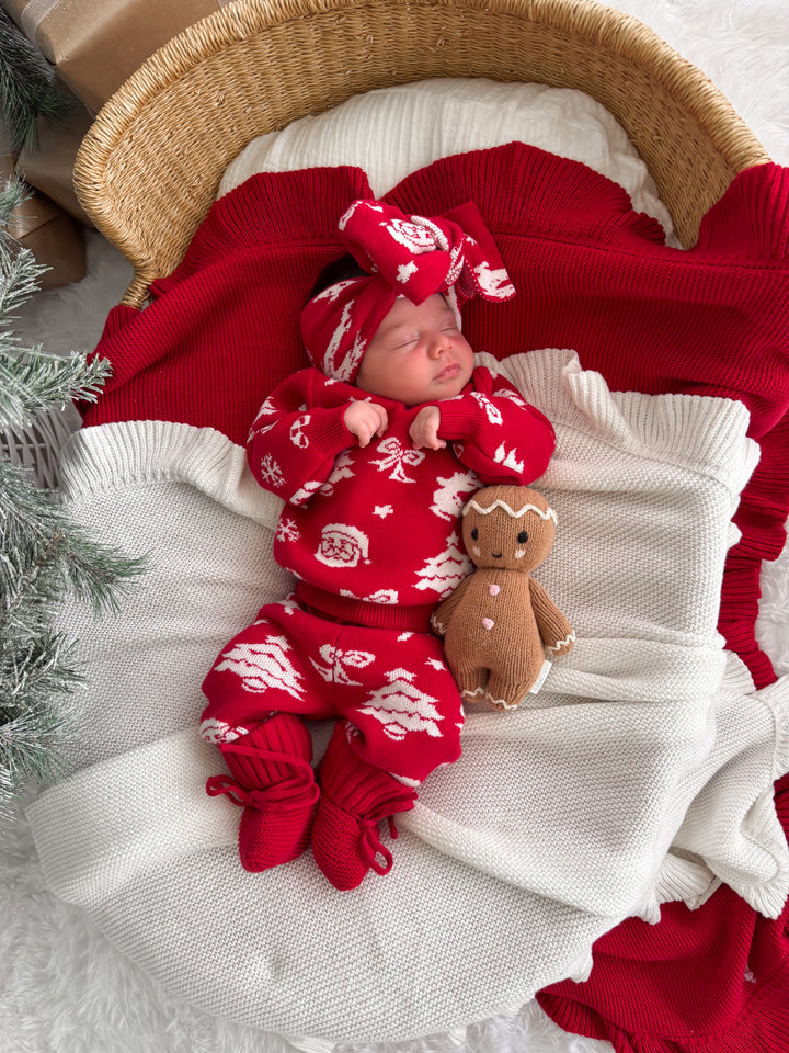 Knitted Pants - Merry Little Christmas