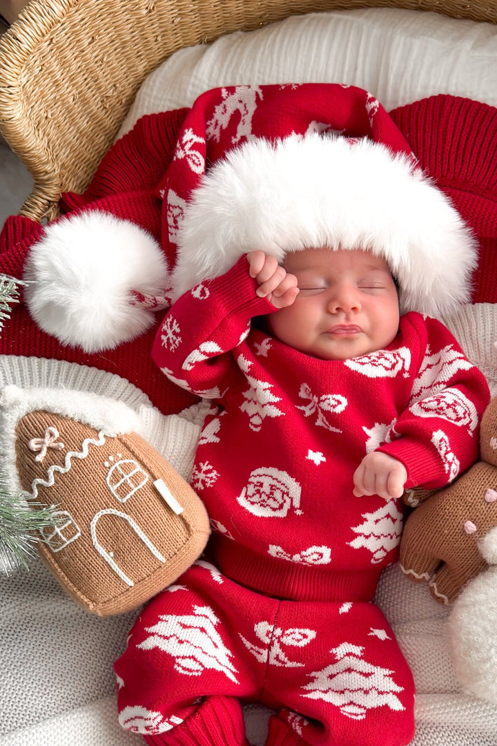 Knitted Santa Hat - Merry Little Christmas