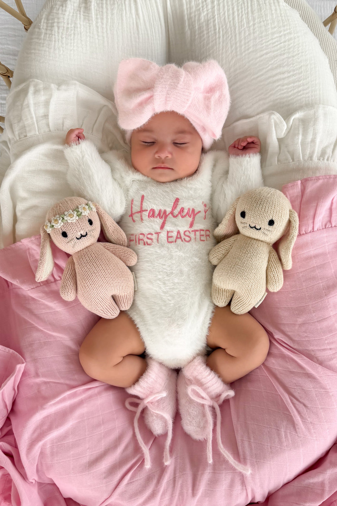 Fluffy Knit Romper - Marshmallow