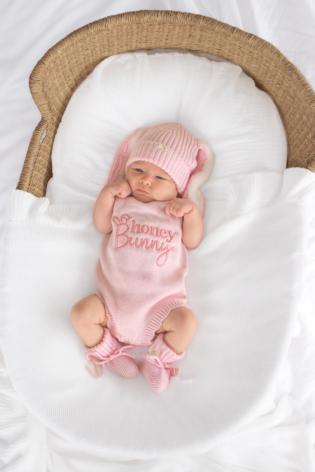 Classic Knitted Romper - Ballerina Pink