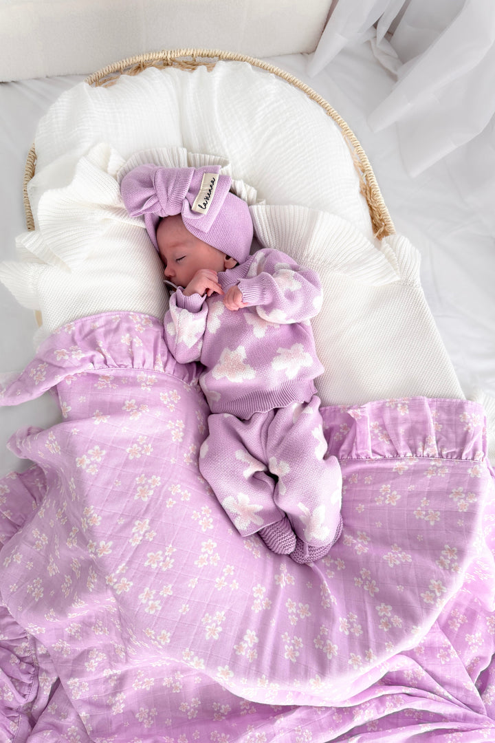 Muslin Ruffle Wrap - Lumi