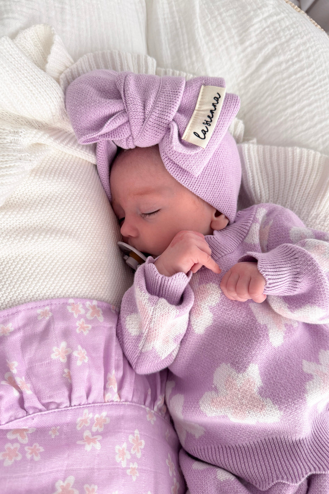 Knitted Headwrap - Orchid