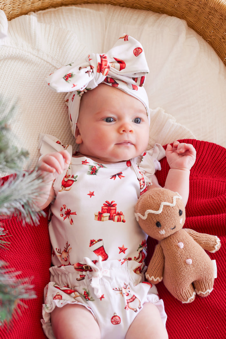 Flutter Singlet Set - Here Comes Santa Claus