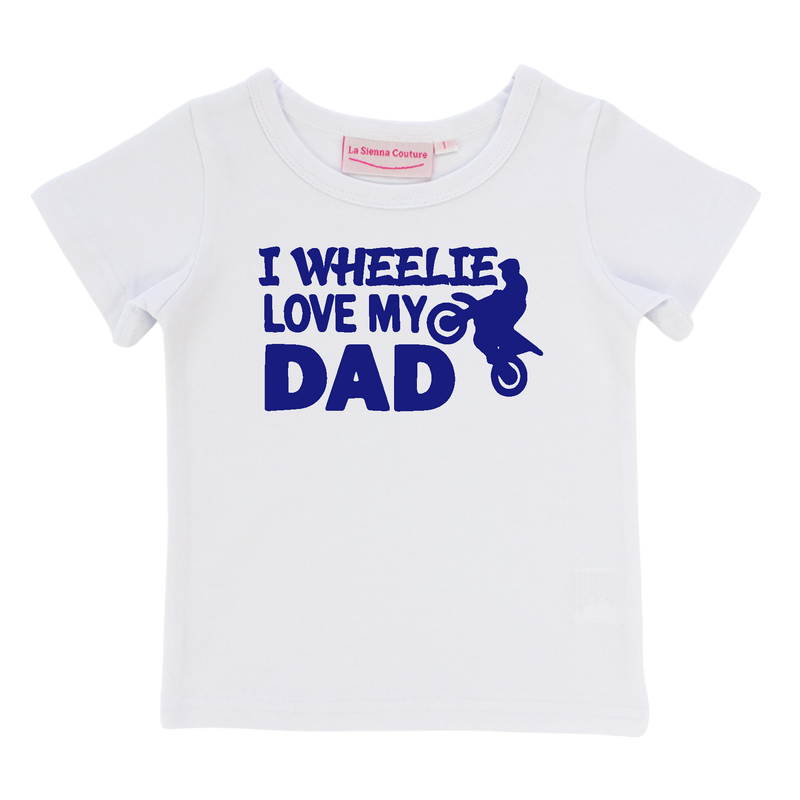 I Wheelie love my Dad -  Unisex Short Sleeve - VINYL - Custom