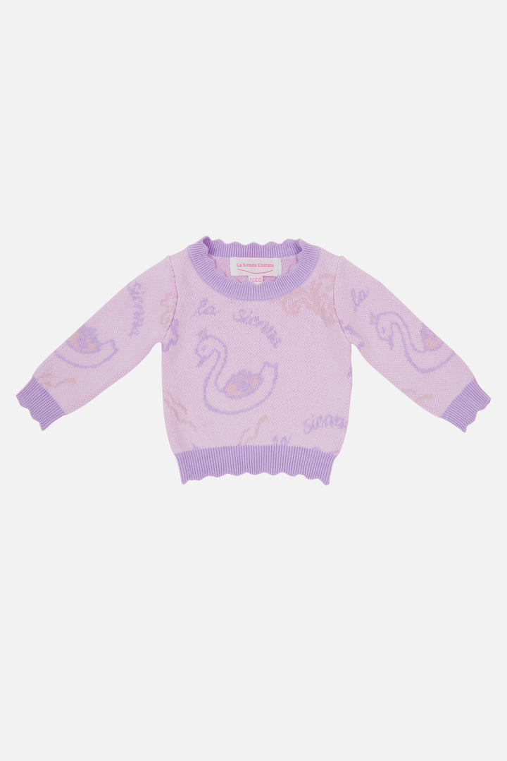 Knitted Jumper - Swan