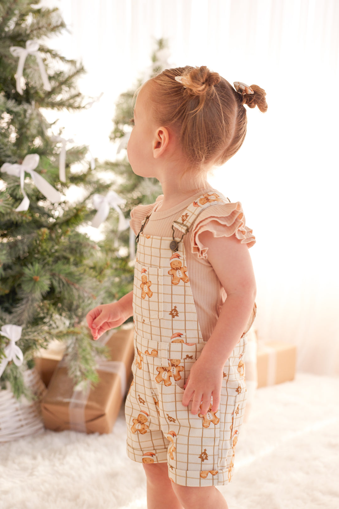 Cozy Short Sleeve Flutter - Oatmeal