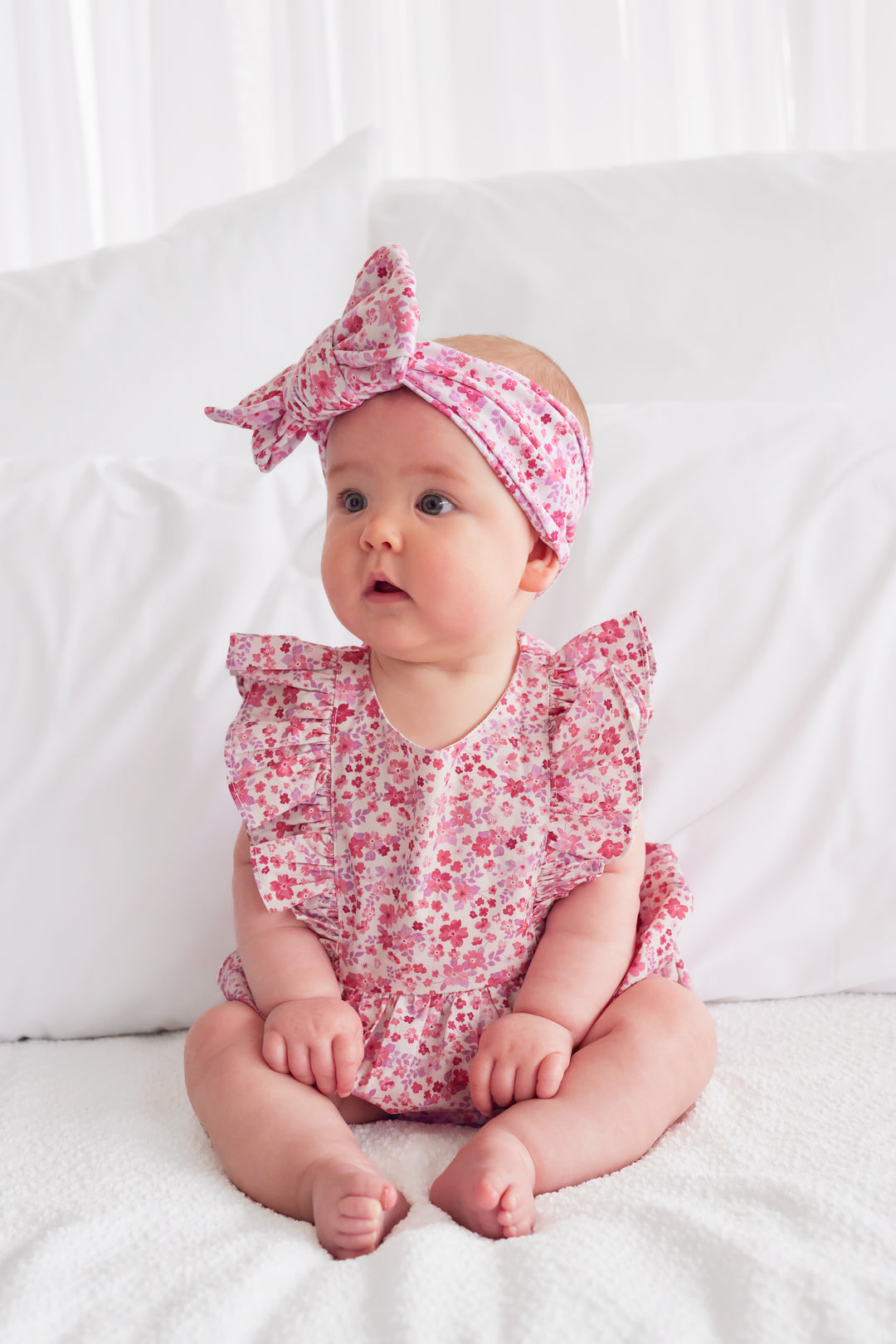 Ruffle Zipper Romper - Maddison (Coming Soon)