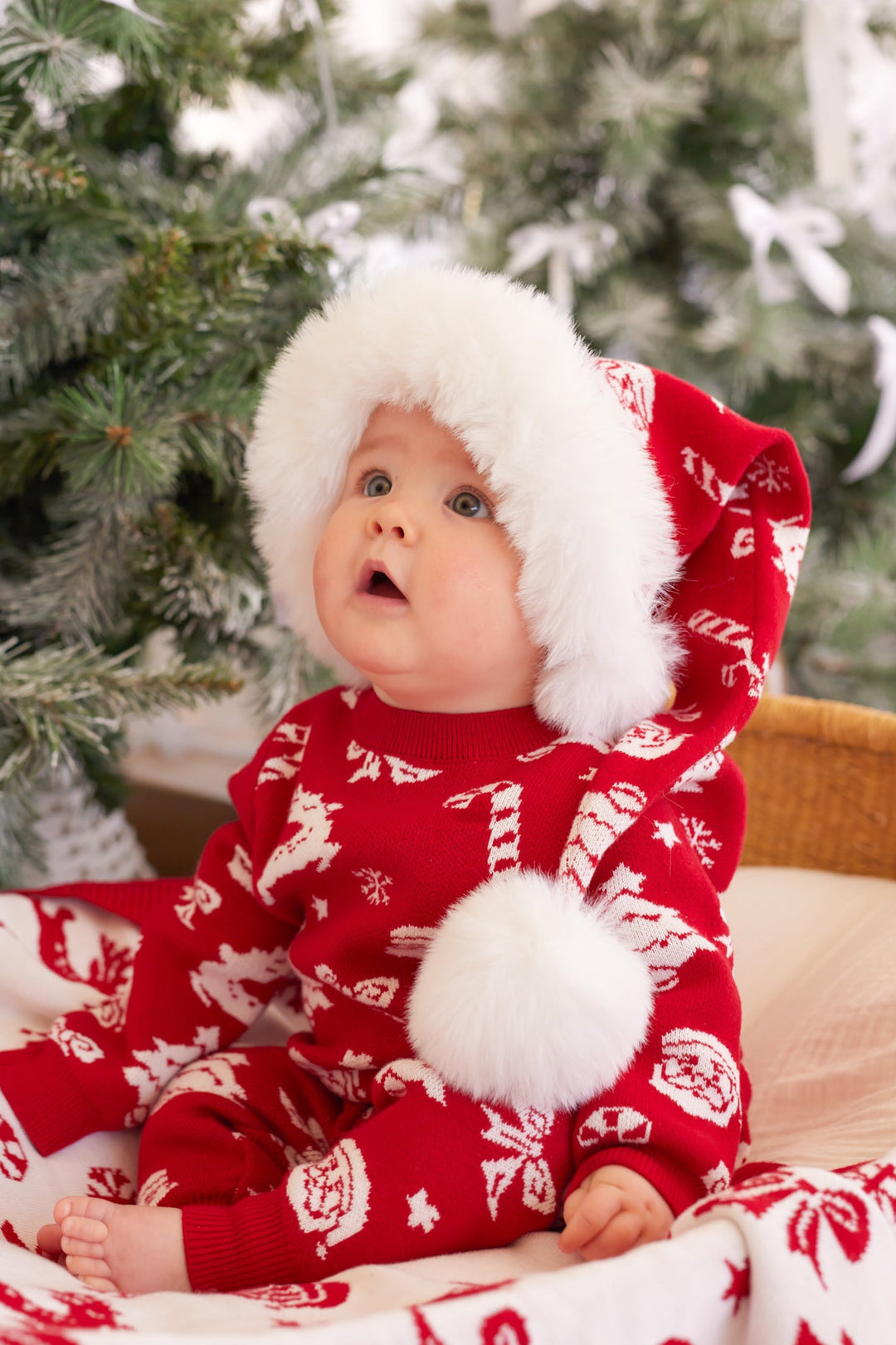 Knitted Santa Hat - Merry Little Christmas