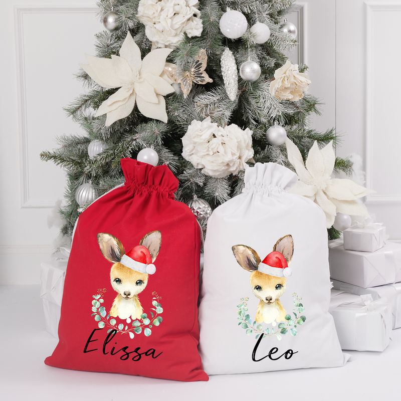 Santa Sack - Kangaroo - Custom Name