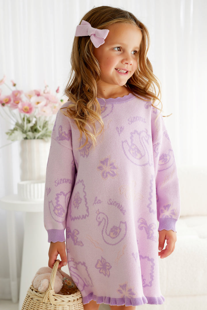 Knit Dress - Swan
