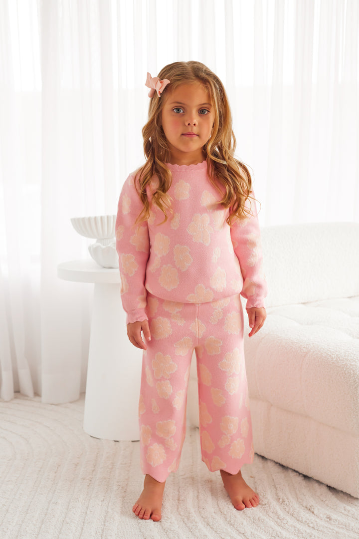 Knitted Wide Leg Pants - Belle
