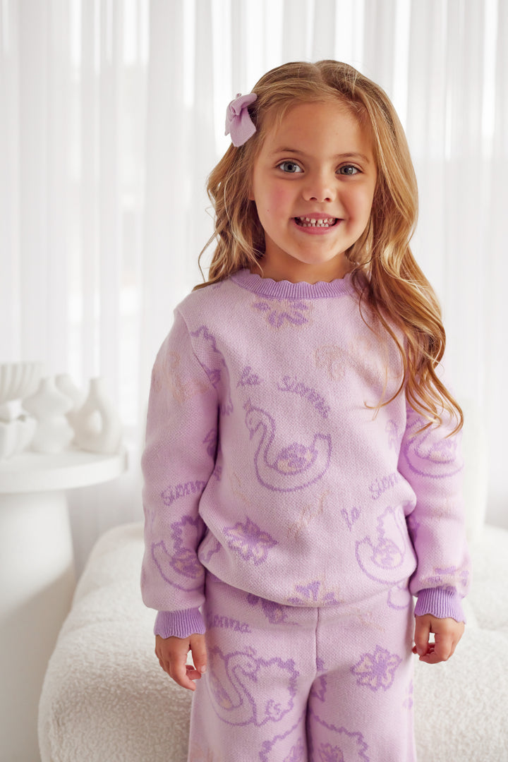 Knitted Jumper - Swan