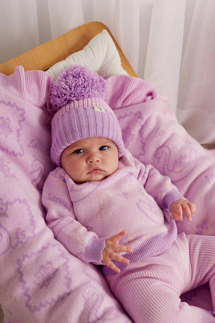 Knitted Blanket - Swan
